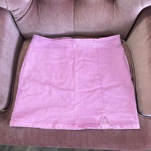Pink Mini Skirt